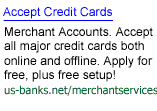 accept credit cards, merchant services